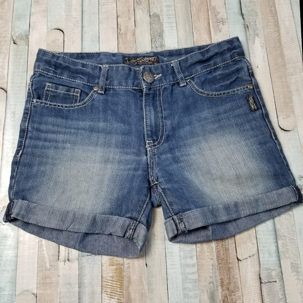 Silver Lacy Shorts